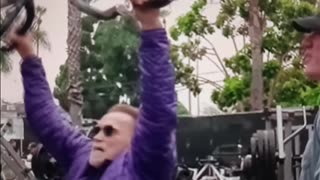 Dr.mike at it again/ Sam training with the goat