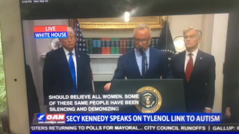 Tylenol doxxed live by President DJT