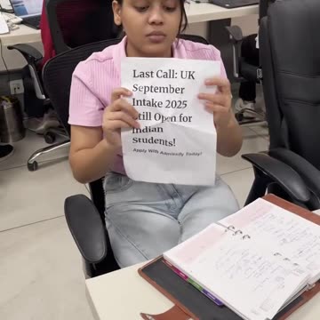 🇬🇧 The September 2025 intake for top UK universities is a FINAL CALL for Indian students!