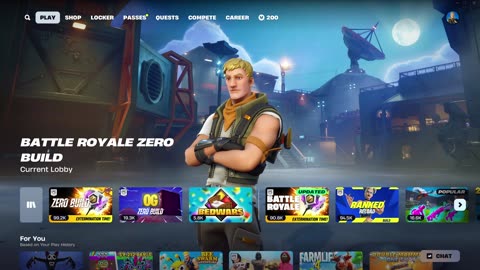 Fast game of Fortnite