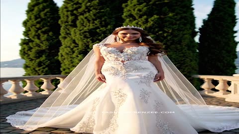 Affordable princess bridal dress with corset bodices fit for a queen 👑
