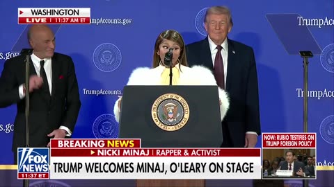 JUST IN: President Trump invites Nicki Minaj to speak onstage at D.C. summit