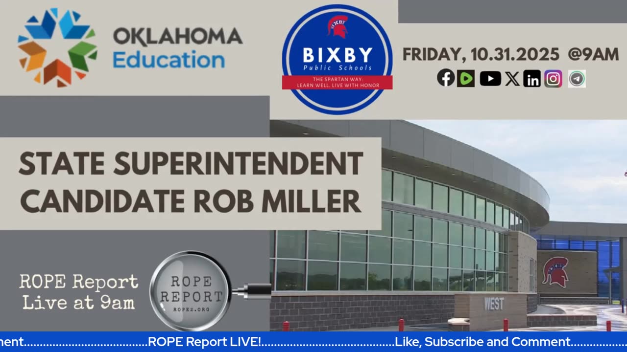 A Discussion With Oklahoma Republican Candidate For State Superintendent, Rob Miller