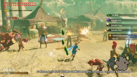 Hyrule Warriors Age Of Calamity Guerreros De Hyrule La Era De Calamidad Chief Of The Dunes Battle