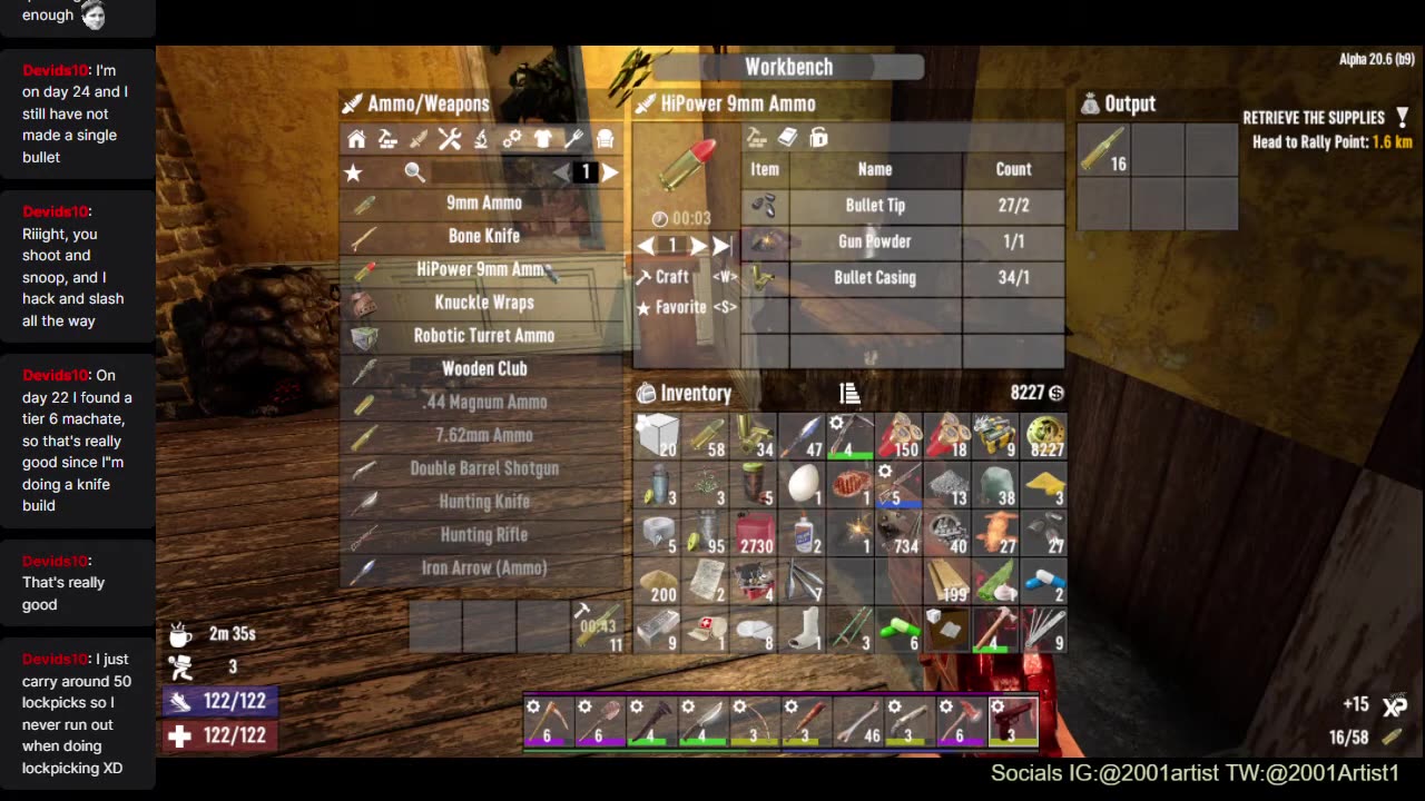 7 Days to die (s1, Part 4) quest and looking for material to build chemistry station