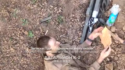 Shocking: Ukrainian drone tries to kill Russian soldier – then returns and saves