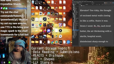 Beta Reading + REACTS + Commentary + Wheel of Time! Writing: Dialogue | Drawing: Shapes | Blue Horror Stories #5 PREMIERE !Subreddit