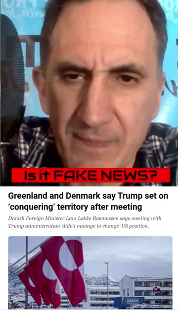 Trump set on ‘conquering’ territory says Denmark!