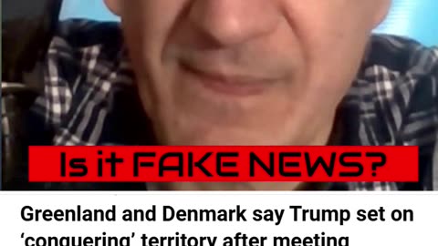 Trump set on ‘conquering’ territory says Denmark!
