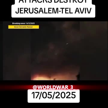 Missile Strikes Reported in Jerusalem & Tel Aviv – Major Escalation in Israel
