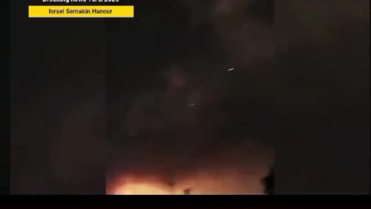 Missile Strikes Reported in Jerusalem & Tel Aviv – Major Escalation in Israel