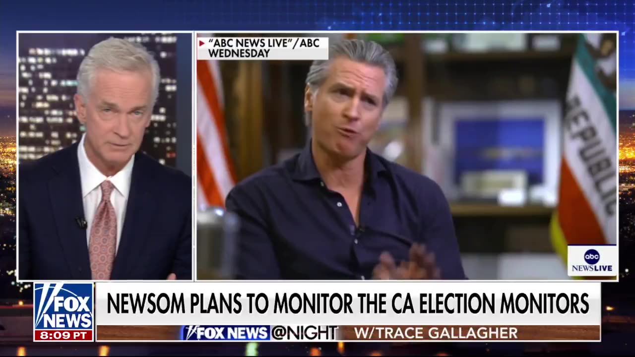 If Newsom was doing his job, he wouldn't be running in fear