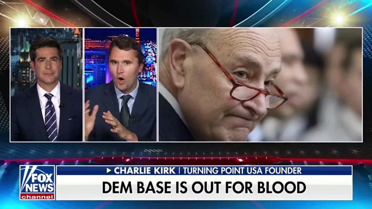 Charlie Kirk: Schumer Has Been Great For GOP