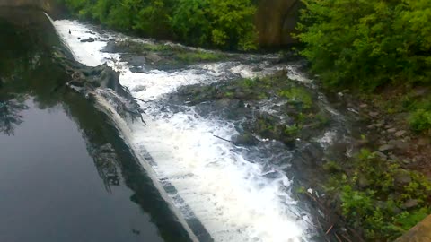 Greenly Lake in PA Spillway on 5/15/2025