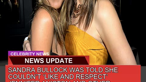 Sandra Bullock Was Told She Couldnt Like and Res