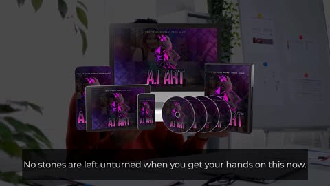 Unlock the Future of Creativity with the "AI Art VideoCourse PLR" Package!