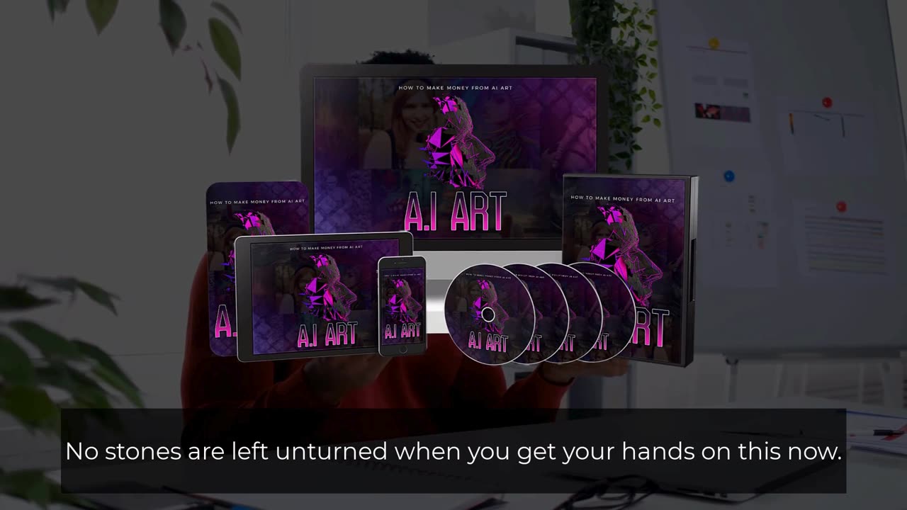 Unlock the Future of Creativity with the "AI Art VideoCourse PLR" Package!