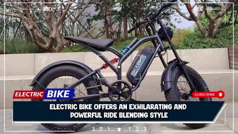 EKX T1 Electric Bike 1000W Motor 48V 20AH Battery 20*4.0-inch Fat tire Electric Bike