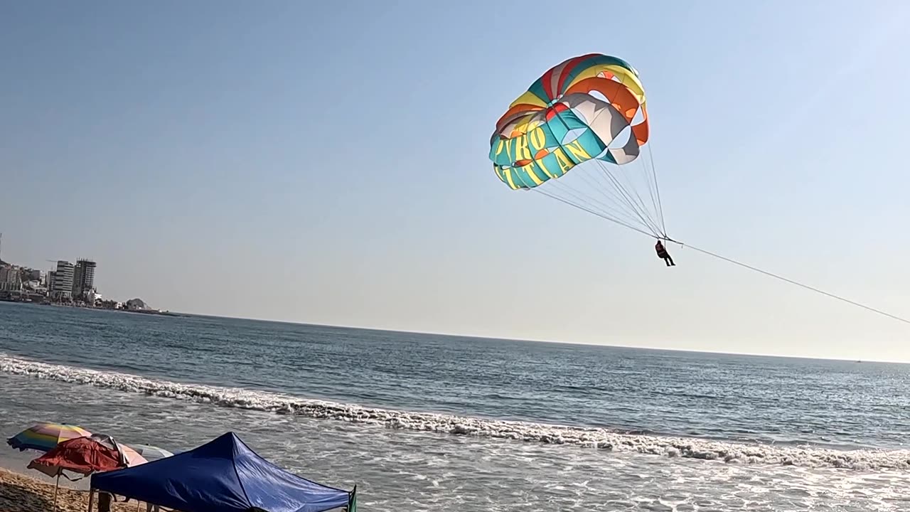 Parasailing in Mazatlan Mexico