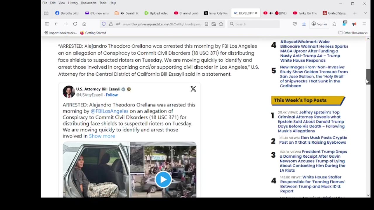 FBI Arrests Driver Who Went Viral for Delivering “Bionic Shield” Face Masks to LA Rioters