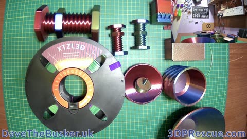 XTZL3D Tri-SILK Blue Red Green - Review