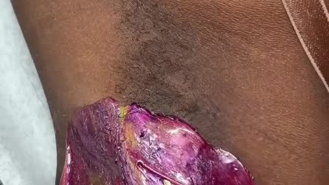@waxingqueenadventures Underarm Waxing | Sexy Smooth Hypnotic Purple Seduction Hard Wax Demo