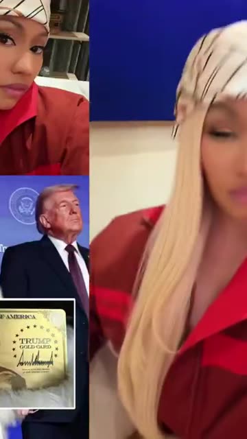 Nicki minaj receives trump gold card