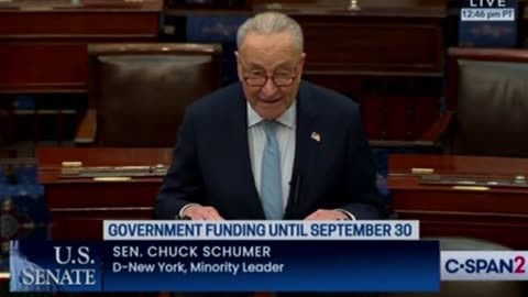 🚨 #BREAKING : Chuck Schumer đã tuyên bố đảng Dân chủ sẽ CHẶN dự luật CR không cho thông qua