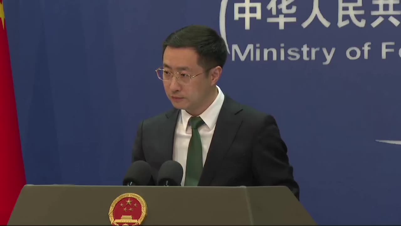 China's Ministry of Foreign Affairs when asked about the 104% tariffs
