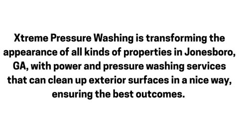 Pressure Washer Jonesboro