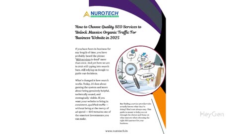 How to Choose Quality SEO Services to Unlock Massive Organic Traffic For Business Website in 2025