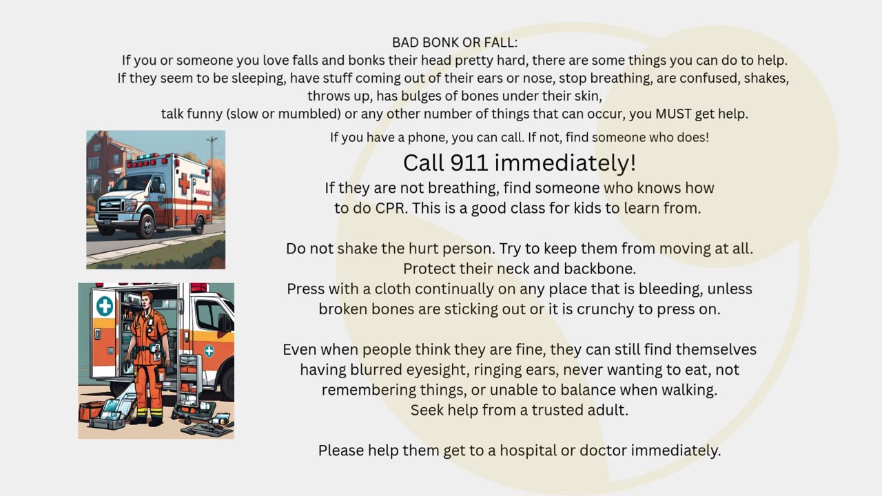 Jack Comes Back; First Aid for Head Bonks by Tschuga Pum's First Aid and Safety