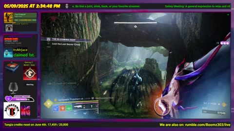 Destiny 2: 5-9-25 The Blooming Deep is the Lost Sector. Arc/Strand Surge.