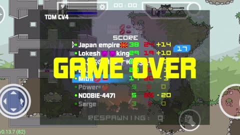 I playing with India players in MiniMilitia