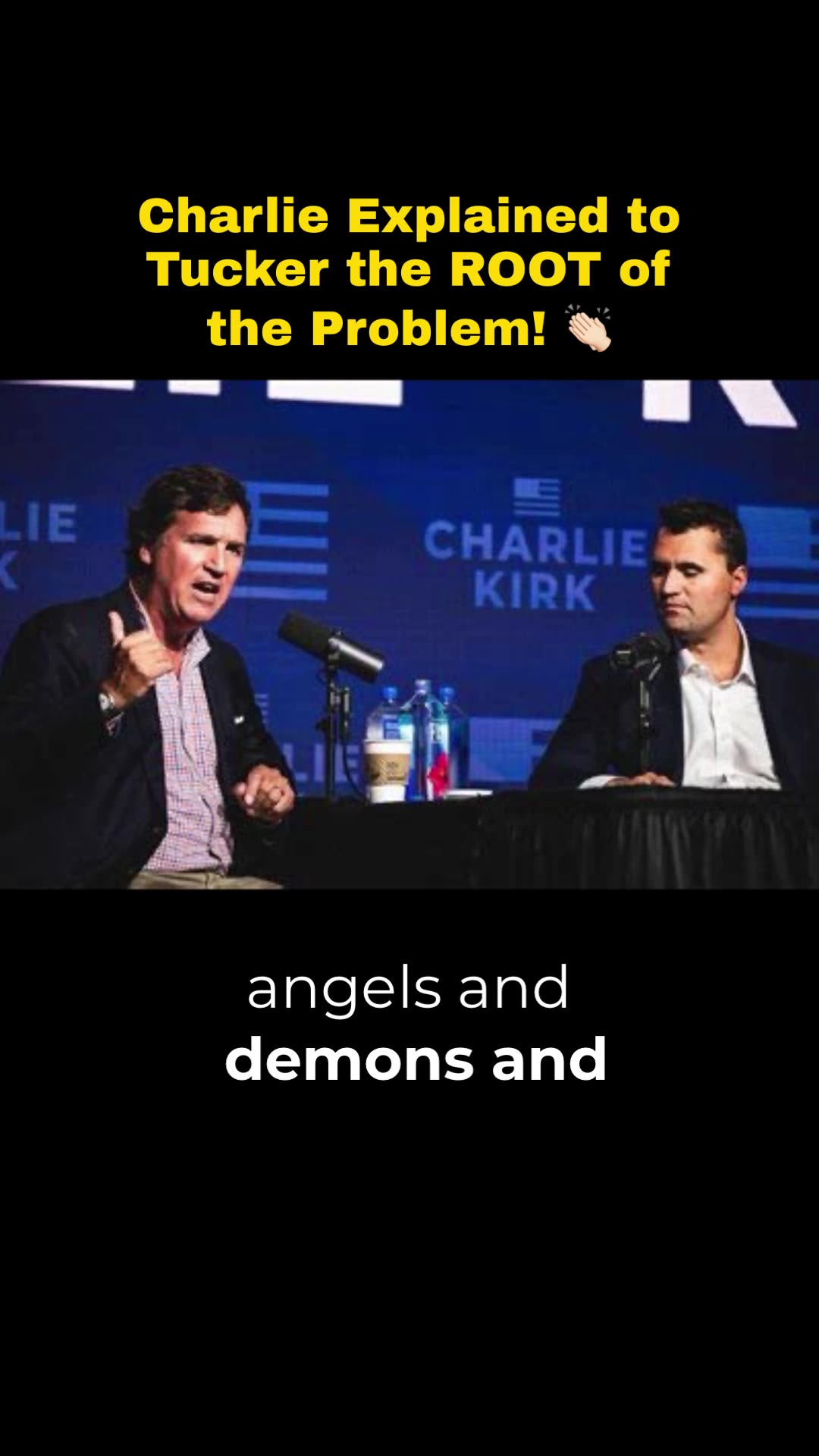 Tucker Carlson doesn’t understand but Charlie Kirk clearly did