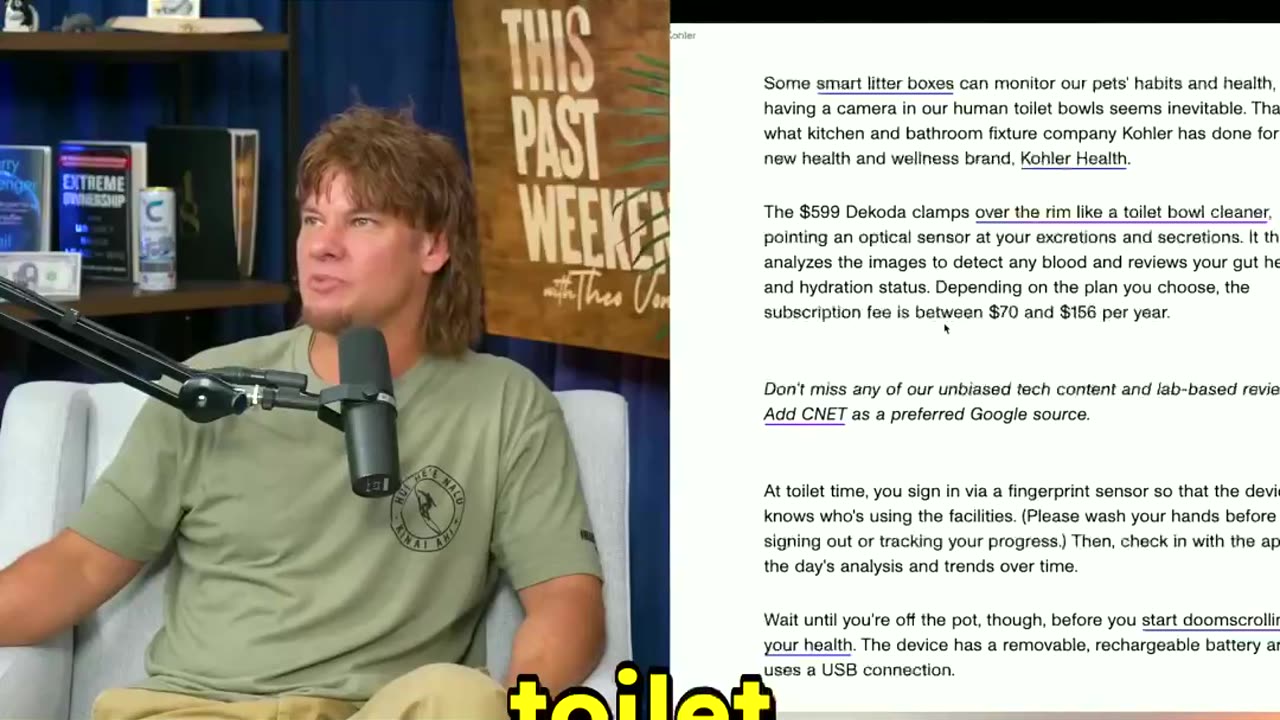 Kohler's Camera-Toilets Spark Outrage - Andrew Santino and Theo Von