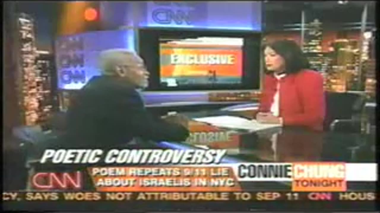 911.. Amiri Baraka vs Connie Chung - CNN, October 2002