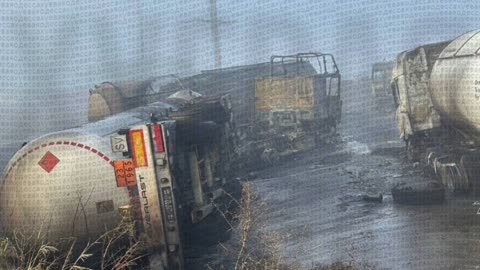 A convoy of Ukrainian fuel trucks was destroyed near Odesa