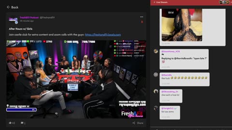 Part 1: FnF Castle Club with CC chat - August 20 - Episode 422