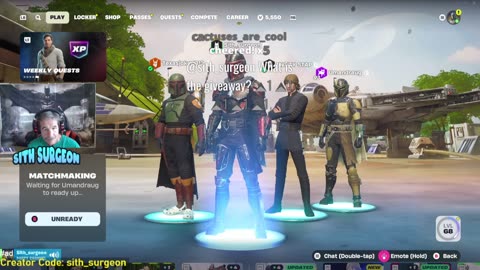 Sith_surgeon - Family Friendly Fortnite Live Stream