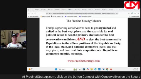 Precinct Strategy RINOs and Muslims do politics. Conservatives? Dan Schultz May 14 2025