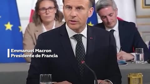 Macron critica los aranceles de Trump