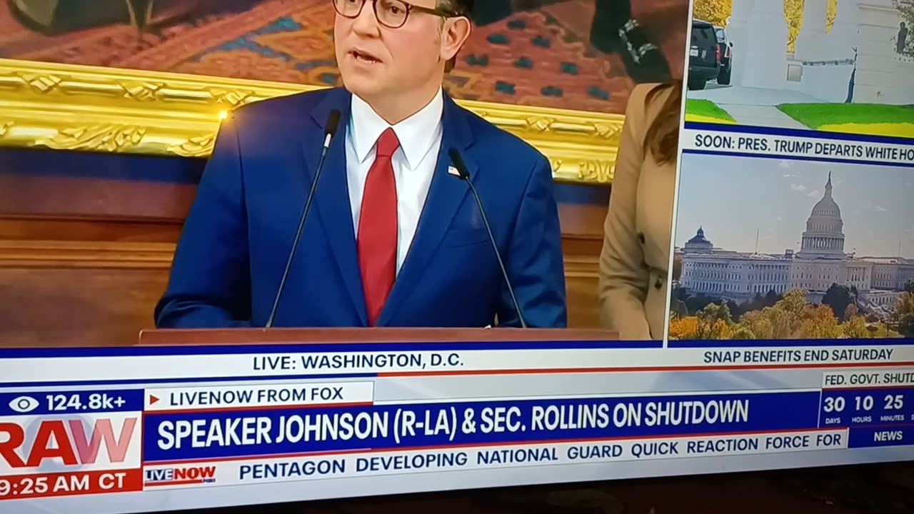 Government Shutdown Day30 Mike Johnson breaks it down
