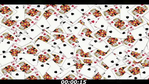 Seven of hearts puzzle: Can you find the seven of hearts among the cards?