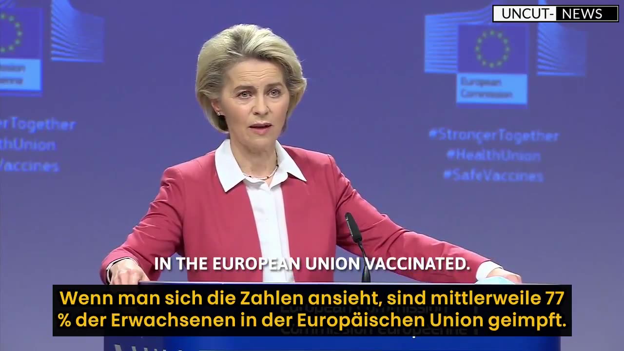 Ursula von der Leyen forces all Europeans to be vaccinated! GER Subs