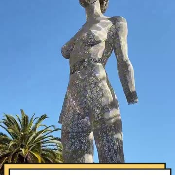 Naked woman sculpture erected in San Francisco