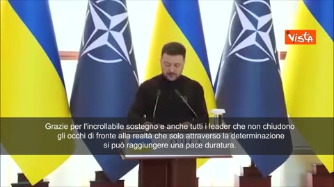 NOTIZIE DAL MONDO Zelensky riceve il segretario della NATO Rutte; Grato per incrollabile sostegno.Così Zelensky incontrando Rutte a Odessa.