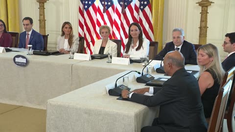 Sept. 25, 2025 Melania Trump Hosts a Meeting of the White House Task Force on AI Education - "First generation humanoids" There you have it Folks! #BiodigitalConvergence