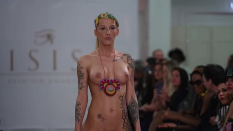 Isis Fashion Awards 2024 - Part 4 (Nude Accessory Runway Catwalk Show) Suzan Studio #NUDE #NAKED