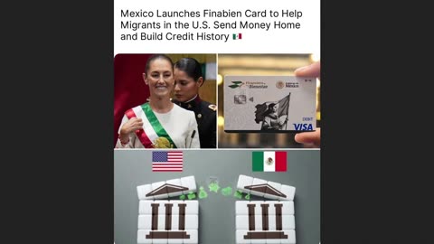 Claudia Sheinbaum's New Mexican Credit Card Helps Invaders Against USA Whites?